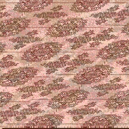 Carpet classico Bukhara lana extra fine crema-terra cotta 1292-694