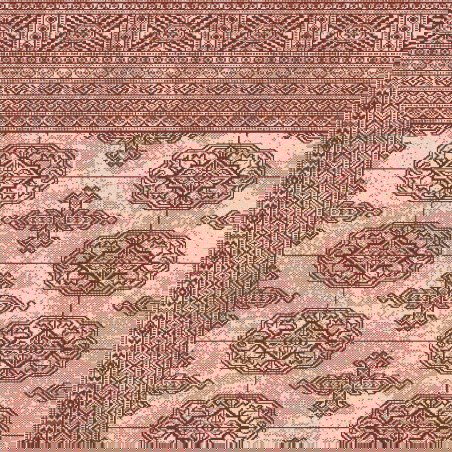 Carpet classico Bukhara lana extra fine crema-terra cotta 1292-694