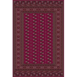 Tappeto persiano Bukhara lana extra fine rosso 6211-677