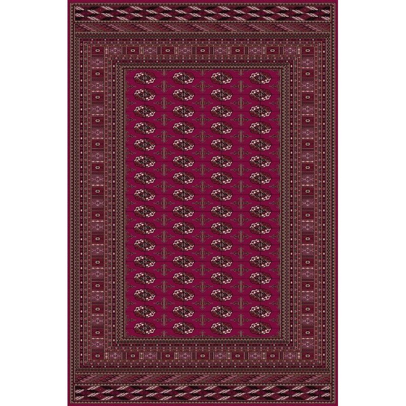 Carpet classico Bukhara lana extra fine rosso 6211-677