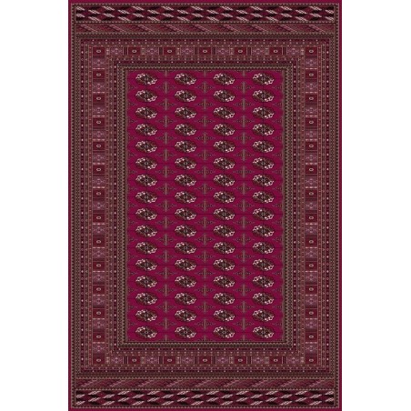 Carpet classico Bukhara lana extra fine rosso 6211-677
