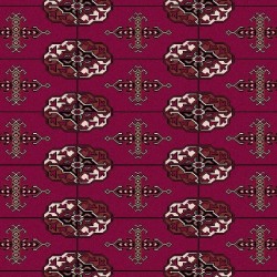 Carpet classico Bukhara lana extra fine rosso 6211-677 2