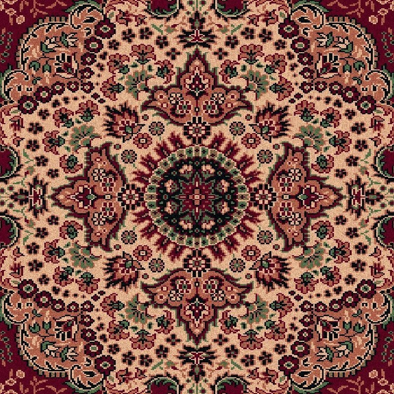 Carpet classico Bijar fine lana rosso 1560