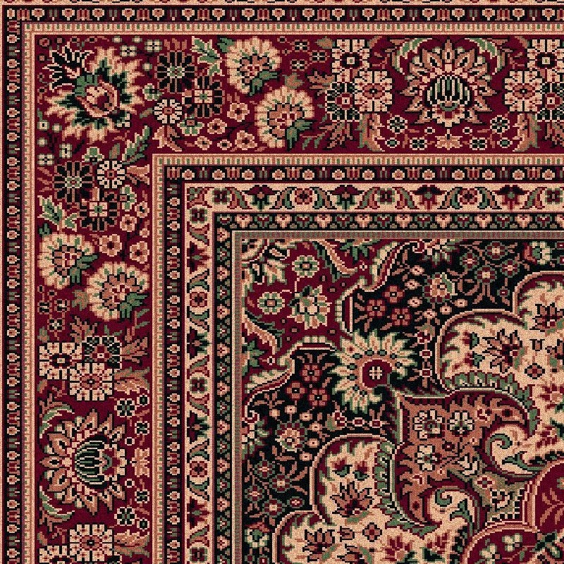 Carpet classico Bijar fine lana rosso 1560