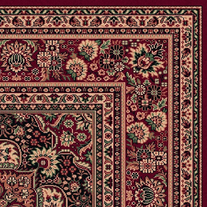 Carpet classico Bijar fine lana rosso 1560