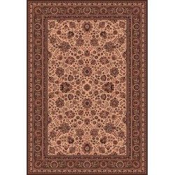 Carpet classico Tabriz fine lana crema-marrone 1561-504