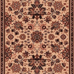 Tappeto persiano Tabriz fine lana passatoia crema-marrone 1561-504 2