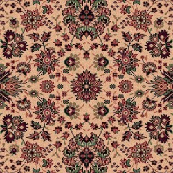 Carpet classico Tabriz fine lana beige-rosso 1561-505 2