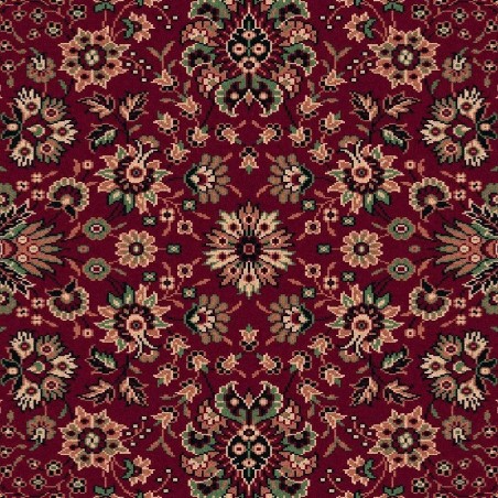 Tappeto persiano Tabriz fine lana quadrato rosso 1561-507