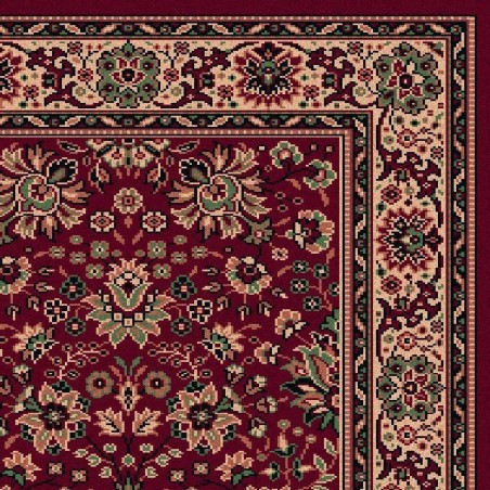 Carpet classico Tabriz fine lana passatoia rosso 1561-507