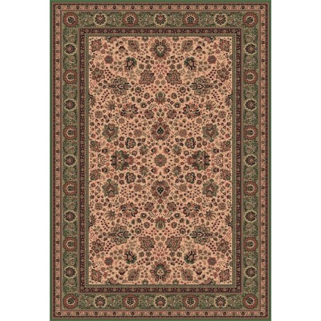 Carpet classico Tabriz fine lana crema-verde 1561-508