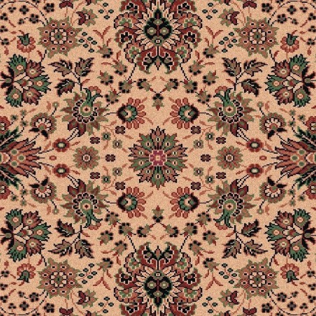 Tappeto persiano Tabriz fine lana quadrato crema-verde 1561-508
