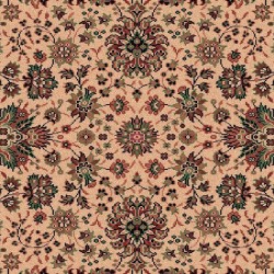 Carpet classico Tabriz fine lana ottagonale crema-verde 1516-508 2