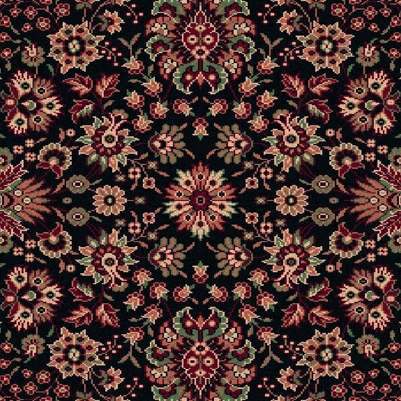 Carpet classico Tabriz fine lana marine 1561-509