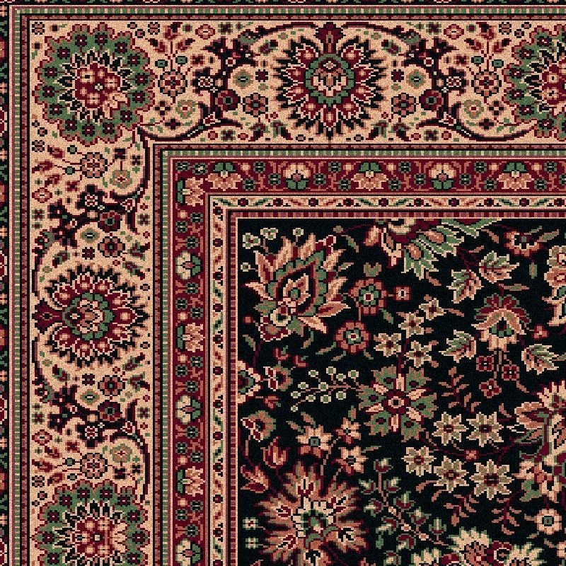 Tappeto persiano Tabriz fine lana marine 1561-509