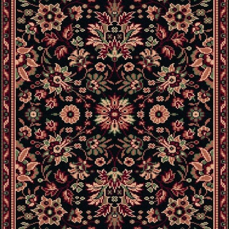 Carpet classico Tabriz fine lana passatoia marine 1561-509