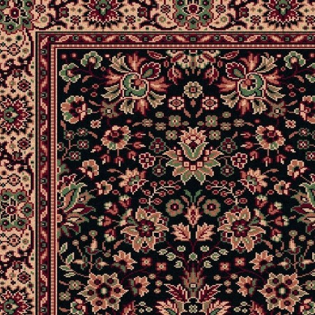 Carpet classico Tabriz fine lana passatoia marine 1561-509