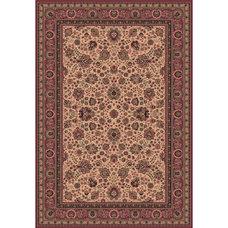 Carpet classico Tabriz fine lana crema-rosa 1561-515