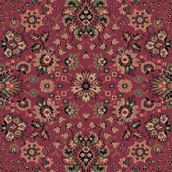Carpet classico Tabriz fine lana rosa 1561-516 2