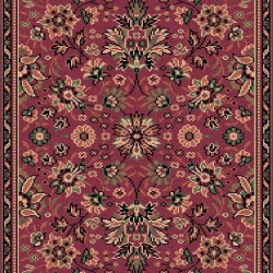 Tappeto persiano Tabriz fine lana passatoia rosa 1561-516 2