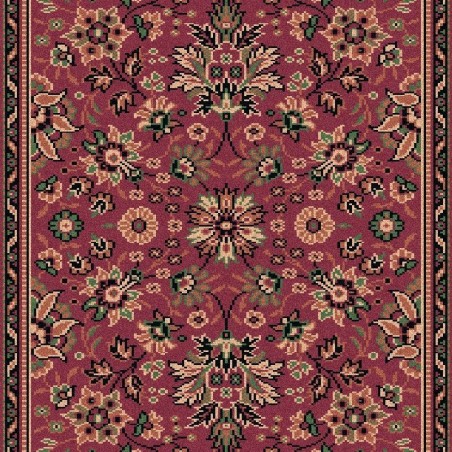 Carpet classico Tabriz fine lana passatoia rosa 1561-516