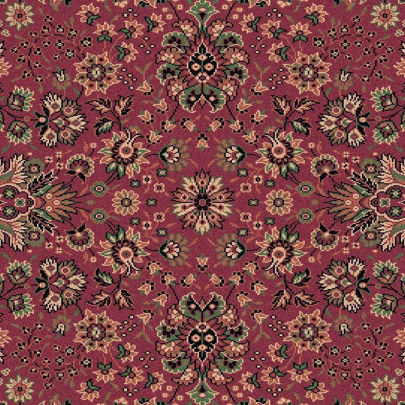 Carpet classico Tabriz fine lana rotondo rosa 1570-516