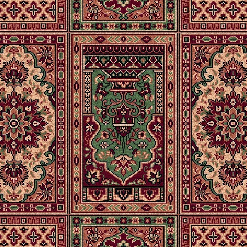 Tappeto persiano Bakhtiar fine lana rosso 1569