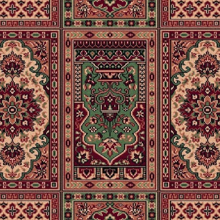 Tappeto persiano Bakhtiar fine lana rosso 1569