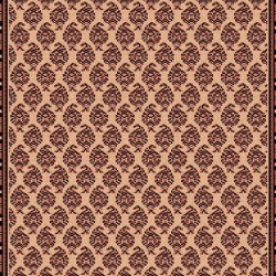 Carpet classico Mir fine lana passatoia crema-marrone 1581 2