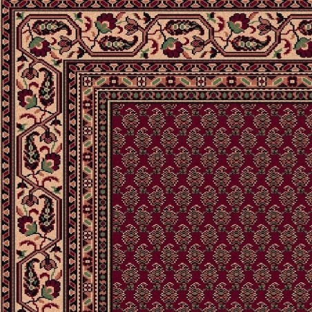 Tappeto persiano Mir fine lana rosso 1581