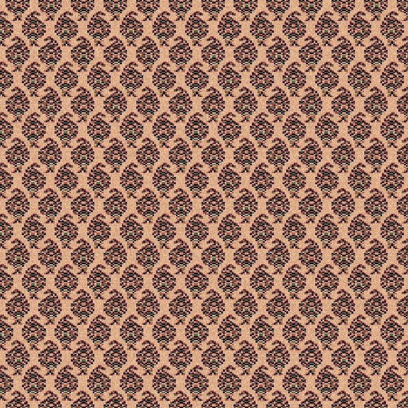 Carpet classico Mir fine lana crema-rosa 1581