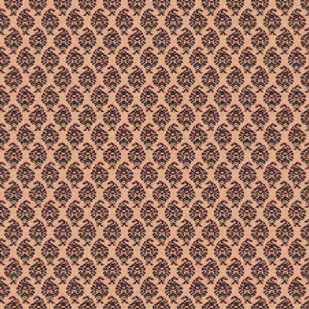 Carpet classico Mir fine lana crema-rosa 1581