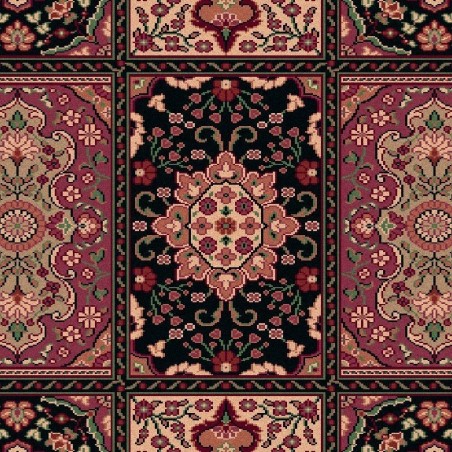 Carpet classico Bakhtiar fine lana marine 1638