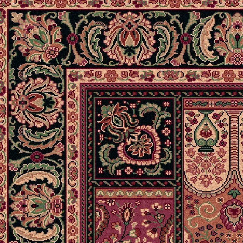 Carpet classico Bakhtiar fine lana marine 1638