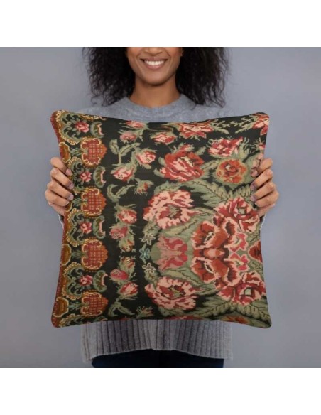 tappeto MOLDAVIA ROSE KELIM OLD CM.189X281