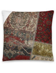 tappeto persia vintage patchwork cm 100x100  2