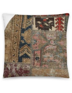 tappeto persia vintage patchwork cm 100x100  2