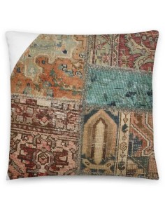 tappeto persia vintage patchwork cm 100x100  2