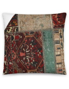 tappeto persia vintage patchwork cm 100x100  2