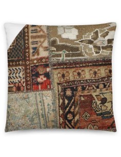 tappeto persia vintage patchwork cm 100x100  2