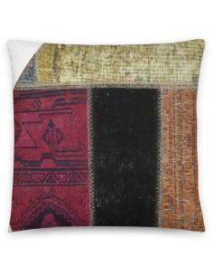 tappeto persia vintage patchwork cm 100x100  2