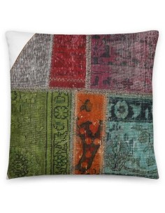 tappeto persia vintage patchwork cm 100x100  2
