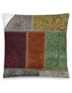 tappeto persia vintage patchwork cm 100x100  2