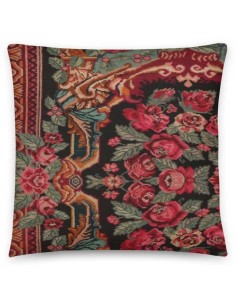 tappeto moldavia rose kelim old cm 202x329  2
