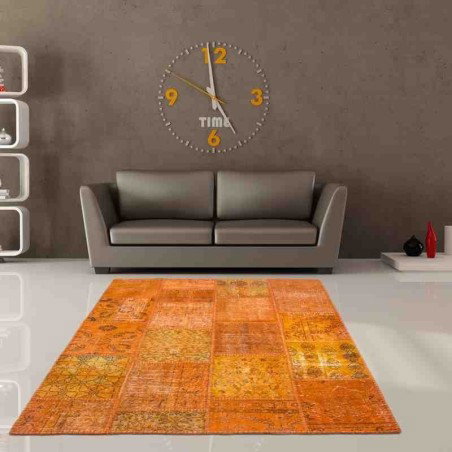 tappeto patchwork Atlas patchwork Turchia 560 arancione lana