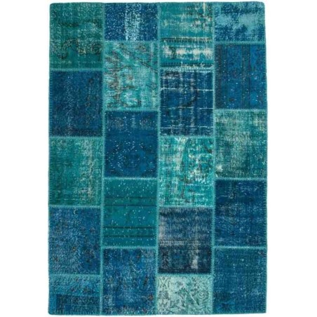 tappeto patchwork Atlas patchwork Turchia 560 turchese lana