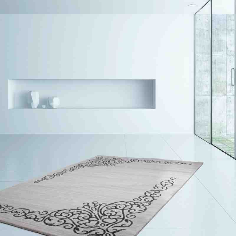 tappeto floreale Austria leopardatoben argento