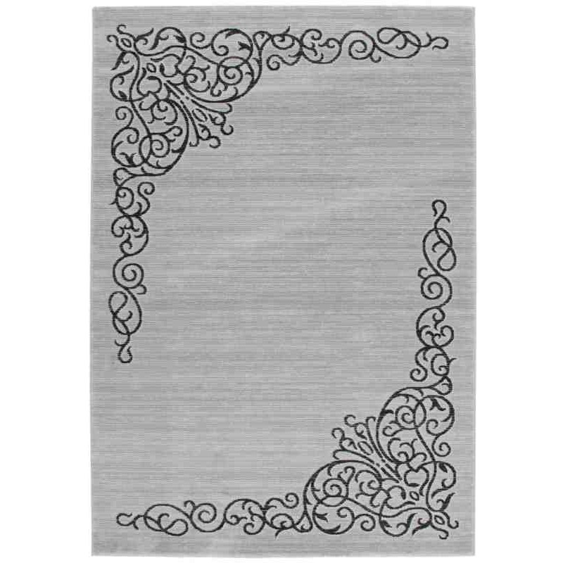 tappeto floreale Austria leopardatoben argento