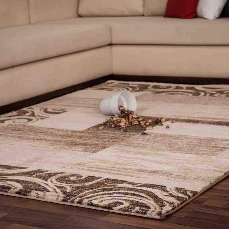 tappeto geometrico Belgium Brussels beige