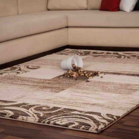 tappeto geometrico Belgium Brussels beige